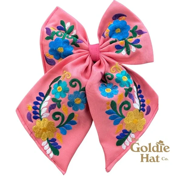 MEXICAN EMBROIDERED BOW MEDIUM - Picture 6 of 6